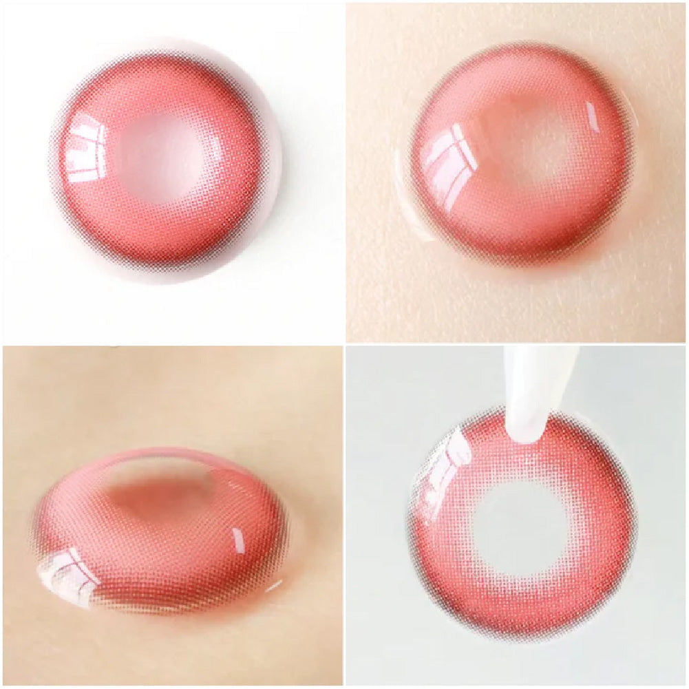 Kazzue Sakura Pink (1 lens/pack)-Colored Contacts-UNIQSO