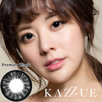 Kazzue Premier Black (1 lens/pack)-Colored Contacts-UNIQSO