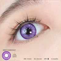 Sweety E-Blink Violet (1 lens/pack)-Colored Contacts-UNIQSO