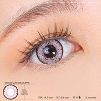 Sweety Queen Pearl Pink (1 lens/pack)-Colored Contacts-UNIQSO