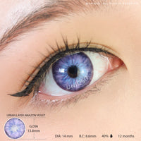 Urban Layer Amazon Violet (1 lens/pack)-Colored Contacts-UNIQSO