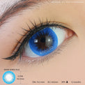 Western Eyes Bubble Blue (1 lens/pack)-Colored Contacts-UNIQSO