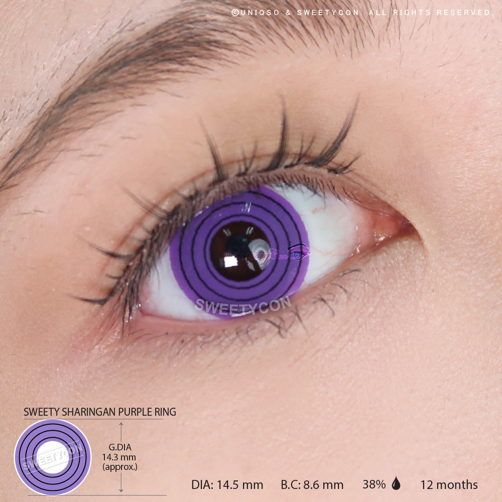 Sweety Purple Ring/ Colossus (1 lens/pack)-Colored Contacts-UNIQSO