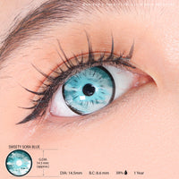 Sweety Sora Blue (1 lens/pack)-Colored Contacts-UNIQSO
