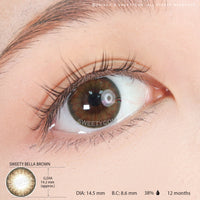 Sweety Bella Brown (1 lens/pack)-Colored Contacts-UNIQSO