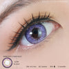 Western Eyes Puffy 3 Tones Violet (1 lens/pack)-Colored Contacts-UNIQSO