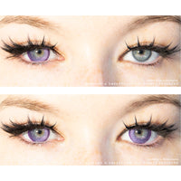 Sweety Bubbly Violet (1 lens/pack)-Colored Contacts-UNIQSO