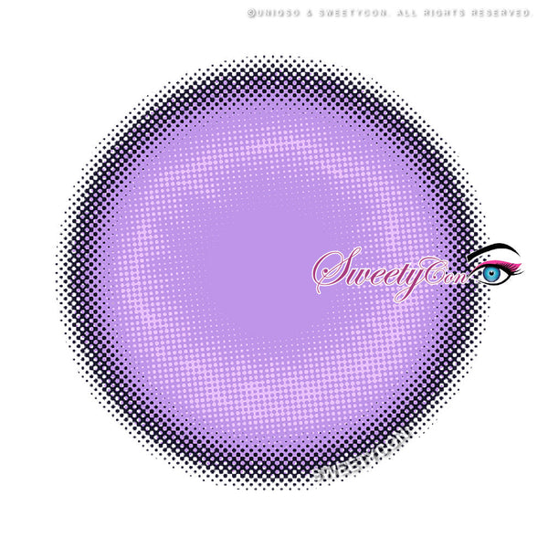 Sweety Glass Ball Violet (1 lens/pack)-Colored Contacts-UNIQSO