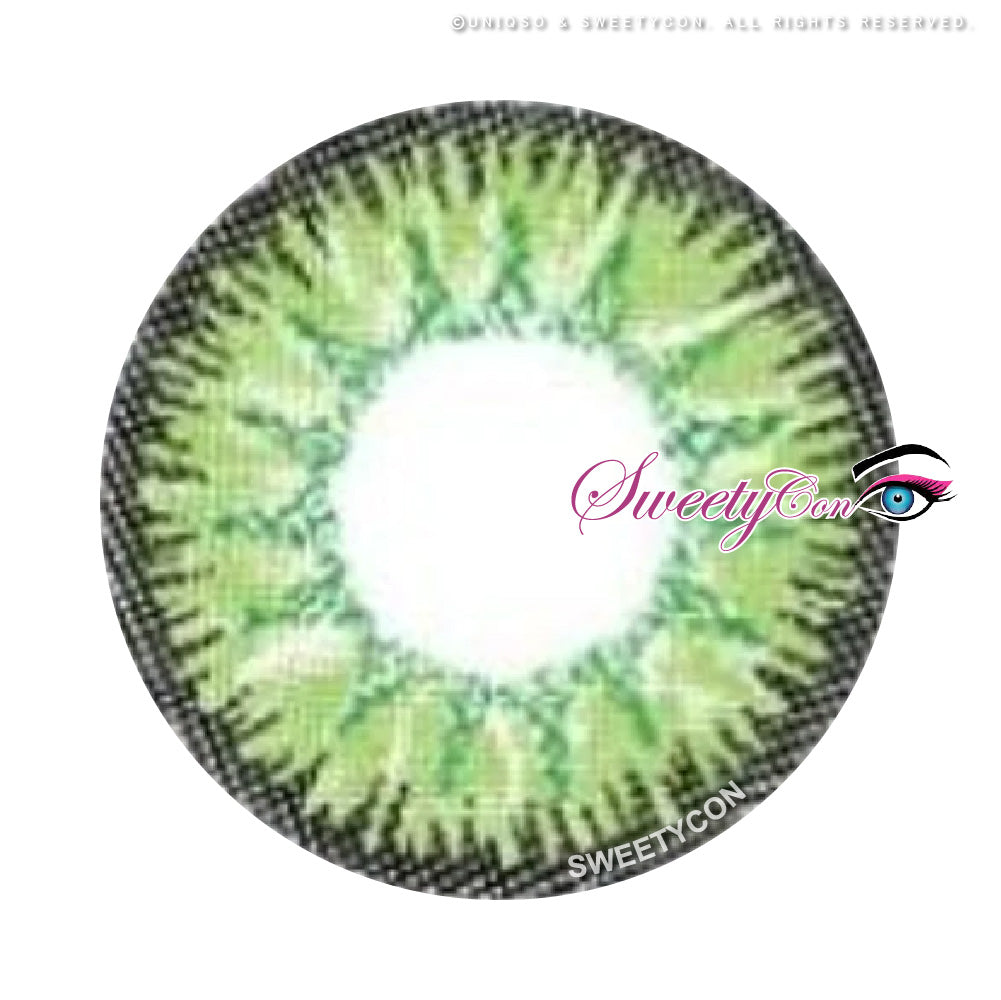 Sweety Candy Green (1 lens/pack)-Colored Contacts-UNIQSO