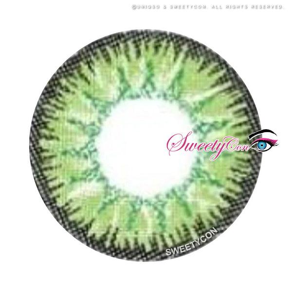 Sweety Candy Green (New) (1 lens/pack)-Colored Contacts-UNIQSO