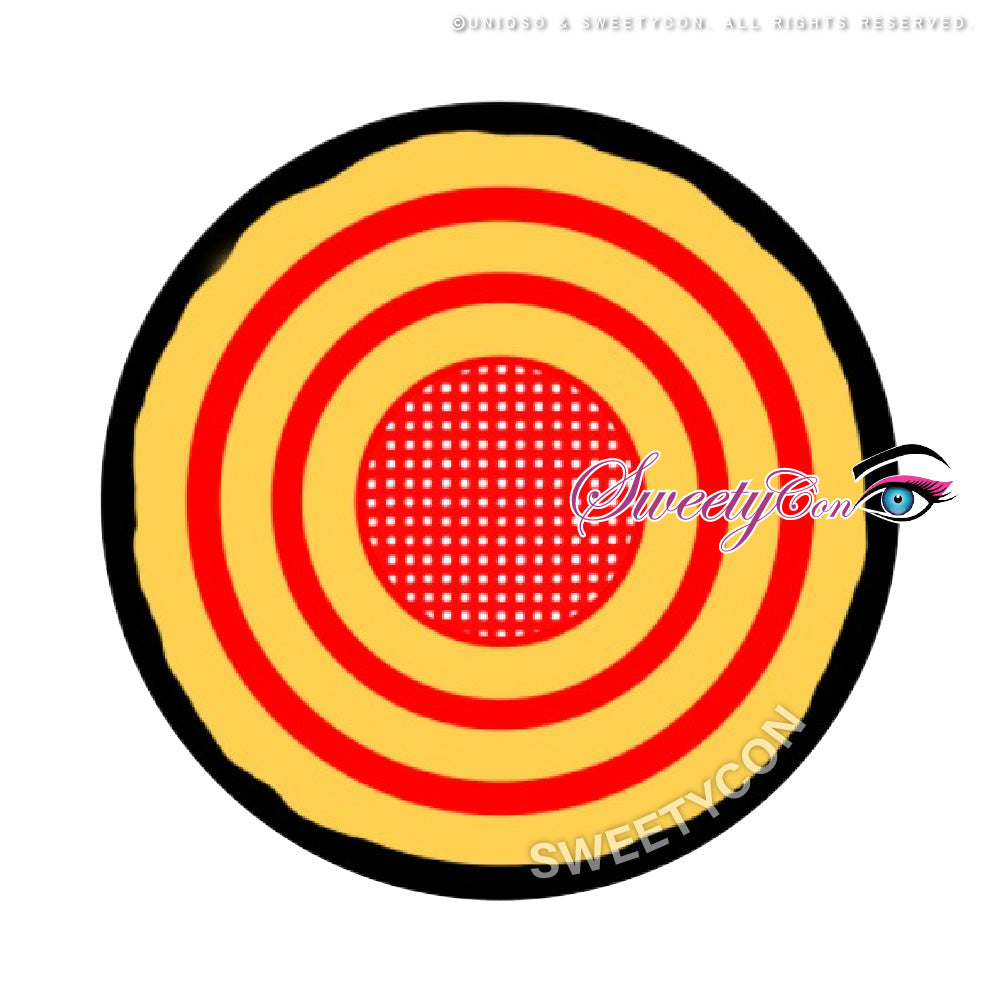 Sweety Crazy Yellow Rings V2 (Chainsaw Man - Makima) (1 lens/pack)