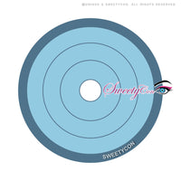 Sweety Rings Blue (1 lens/pack)-Colored Contacts-UNIQSO