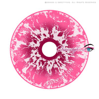 Sweety Crazy White Walker Pink (1 lens/pack)-Crazy Contacts-UNIQSO