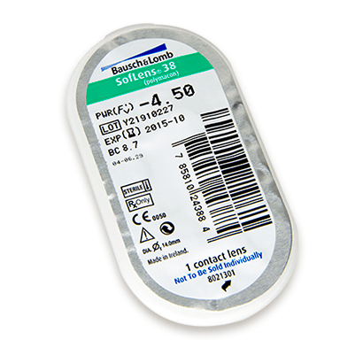 Bausch & Lomb Softlens 38 (6 lenses/pack)-Clear Contacts-UNIQSO EU