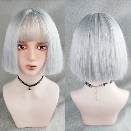Bob LoLita Wig Silver-Lolita Wig-UNIQSO EU
