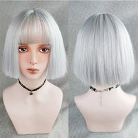 Bob LoLita Wig Silver-Lolita Wig-UNIQSO EU