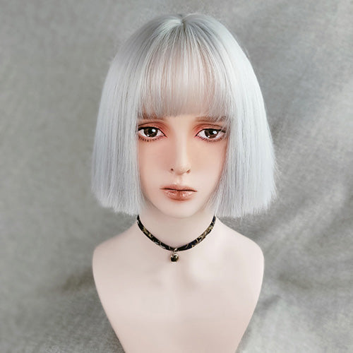 Bob LoLita Wig Silver-Lolita Wig-UNIQSO EU
