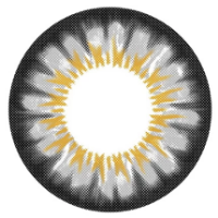 Sweety Chrysanthemum Grey (1 lens/pack)-Colored Contacts-UNIQSO