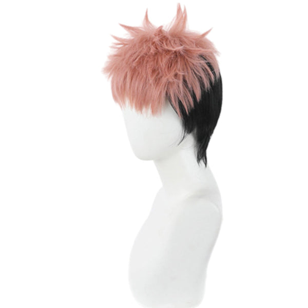 Cosplay Wig- Jujutsu Kaisen-Yuji Itadori-Cosplay Wig-UNIQSO