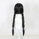 Cosplay Wig - The Addams Family Wednesday-Addams-Cosplay Wig-UNIQSO