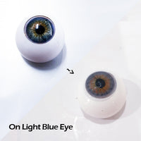 Western Eyes Caribe Grey (1 lens/pack)-Colored Contacts-UNIQSO