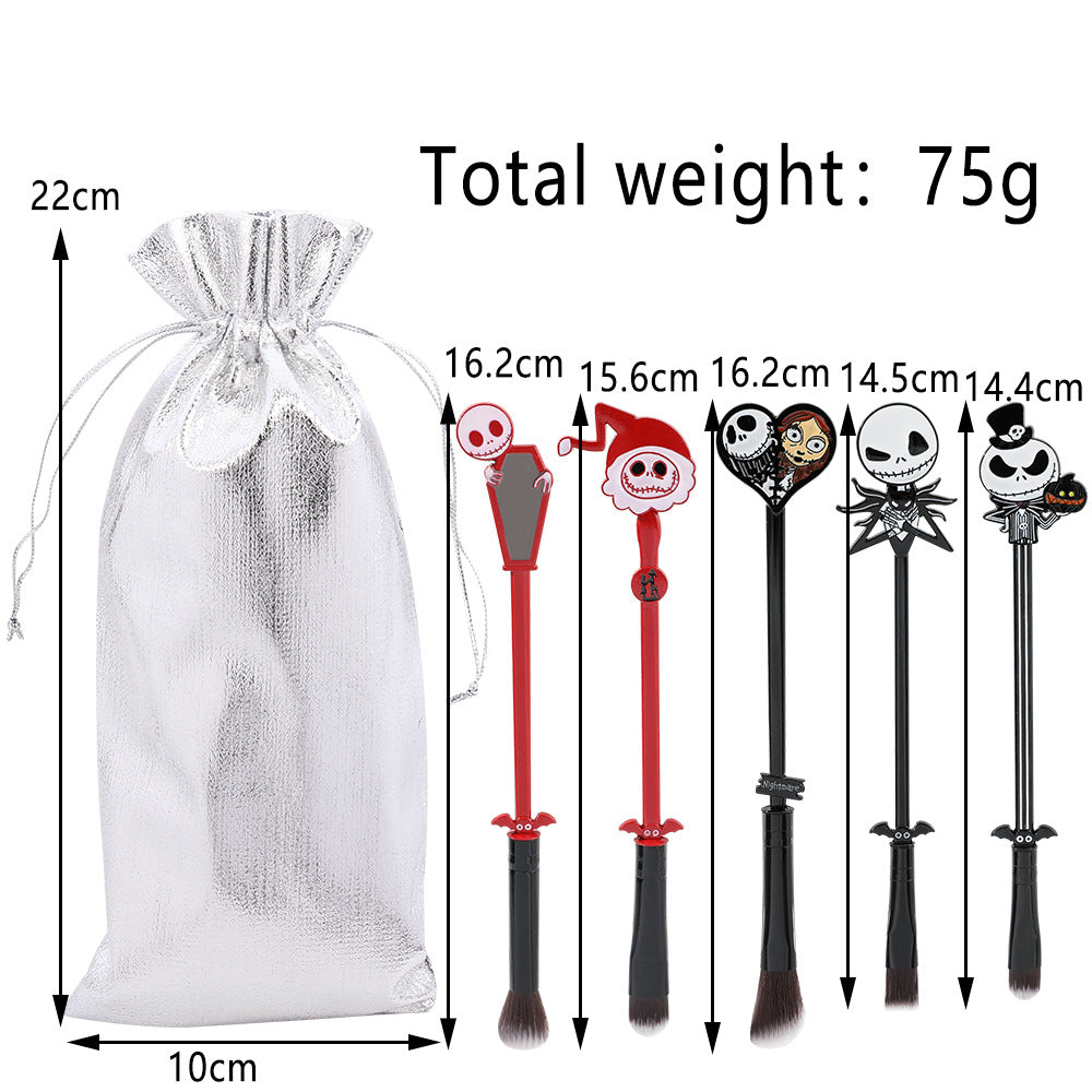Christmas Horror Night Jack Skull Makeup Brush Tool Set-Makeup Brushes-UNIQSO EU