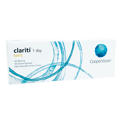 Clariti 1 Day Toric (Astigmatism) (30 lenses/pack)-Clear Contacts-UNIQSO EU