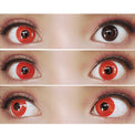 Colorvue Crazy Red Devil - 3 Months (Prescription) (2 lenses/pack)-Crazy Contacts-UNIQSO EU
