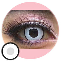Colorvue Crazy White Zombie - 3 Months (Prescription) (2 lenses/pack)-Crazy Contacts-UNIQSO EU
