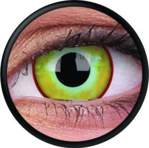 Colorvue Crazy Yellow Plague (2 lenses/pack)-Crazy Contacts-UNIQSO EU