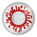 Coscon Crazy with Power - Blood Splat (1 lens/pack)-Crazy Contacts-UNIQSO EU