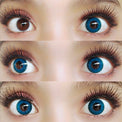 Coscon Crazy with Power - Electro Blue (1 lens/pack)-Crazy Contacts-UNIQSO EU