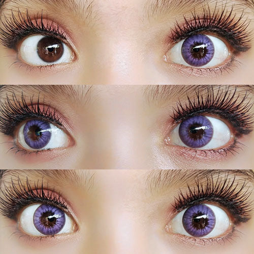 Coscon Crazy with Power - Electro Purple (1 lens/pack)-Crazy Contacts-UNIQSO EU