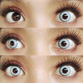 Coscon Crazy with Power - Electro White (1 lens/pack)-Crazy Contacts-UNIQSO