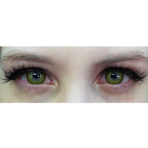 Coscon Crazy with Power - Electro Yellow (1 lens/pack)-Crazy Contacts-UNIQSO EU
