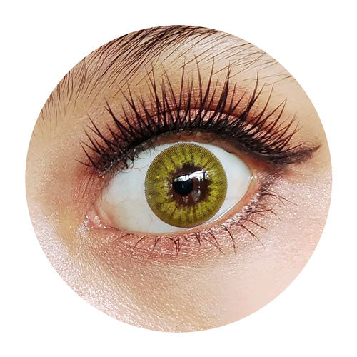 Coscon Crazy with Power - Electro Yellow (1 lens/pack)-Crazy Contacts-UNIQSO EU