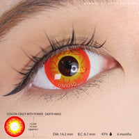 Coscon Crazy with Power - Inferno Crack (1 lens/pack)-Crazy Contacts-UNIQSO EU