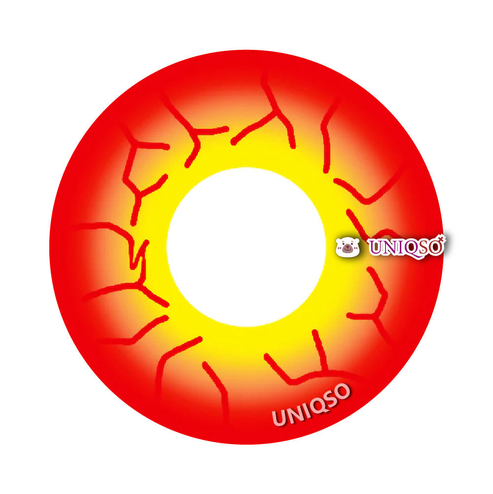 Coscon Crazy with Power - Inferno Crack (1 lens/pack)-Crazy Contacts-UNIQSO EU