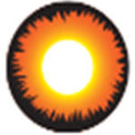 Coscon Crazy with Power - Orange Werewolf (1 lens/pack)-Crazy Contacts-UNIQSO EU