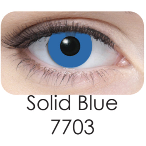 Coscon Crazy with Power - Solid Blue (1 lens/pack)-Crazy Contacts-UNIQSO EU