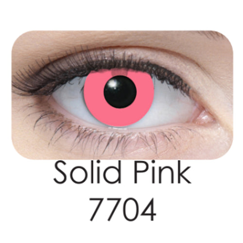 Coscon Crazy with Power - Solid Pink (1 lens/pack)-Crazy Contacts-UNIQSO EU