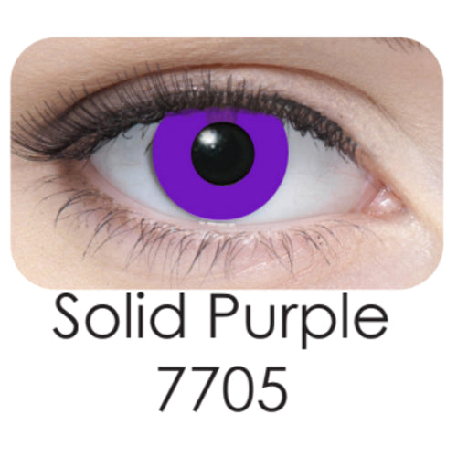 Coscon Crazy with Power - Solid Violet (1 lens/pack)-Crazy Contacts-UNIQSO EU