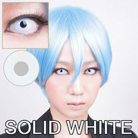 Coscon Crazy with Power - Solid White (1 lens/pack)-Crazy Contacts-UNIQSO EU