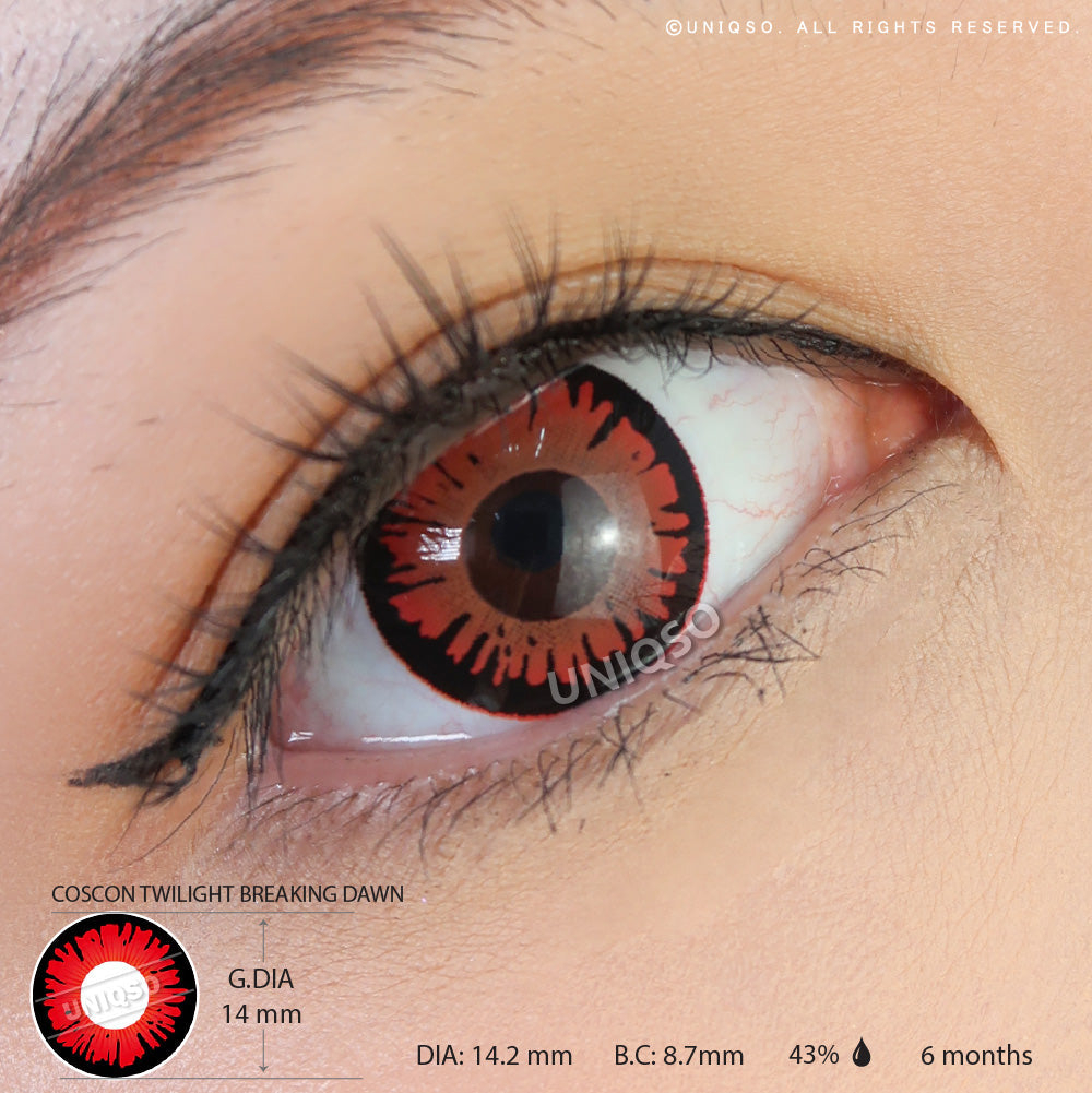 Coscon Crazy with Power - Twilight Breaking Dawn (1 lens/pack)-Crazy Contacts-UNIQSO EU