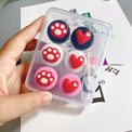 Cute Paw & Love Lens Case Travel Kit (3 Pairs)-Lens Case-UNIQSO EU
