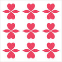Demon Killer Tattoo Sticker Pink Clover-Cosplay Accessories-UNIQSO EU