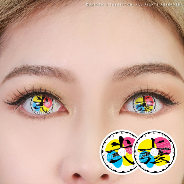 Demon Killer Villain Moon Style 2 V2 (Visible) (2 lenses/pack)-Colored Contacts-UNIQSO EU