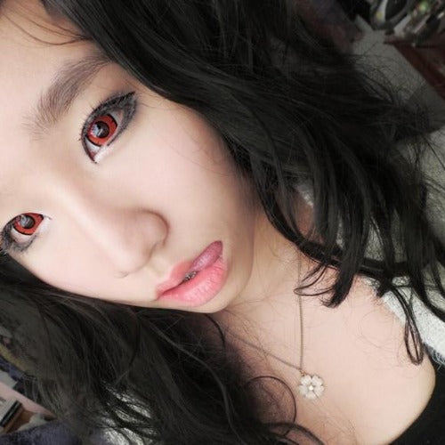 Western Eyes Twilight Red (1 lens/pack)-Colored Contacts-UNIQSO