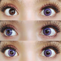Coscon Crazy with Power - Electro Purple (1 lens/pack)-Crazy Contacts-UNIQSO