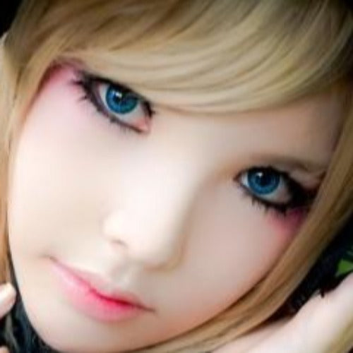Coscon Crazy with Power - Electro Blue (1 lens/pack)-Crazy Contacts-UNIQSO